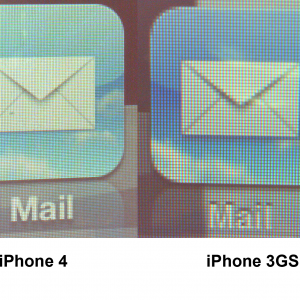 Retina Display: Porównanie ekranów iPhone 4 oraz iPhone 3GS